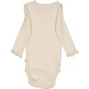 Wheat Body Rib Lace Ls Eggshell (62 / 3 mnd)