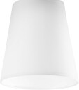 Envostar Risco taklampe 1-lys stoffskjerm hvit