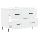vidaXL Baderomsvaskeskap HAARLEM Hvit 82 x 41 x 58,5 cm Konstruert tre