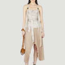 Rokh Dame Skjørt Beige M,