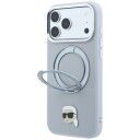 Karl Lagerfeld 360° Ring Stand MagSafe-etui til iPhone 18/17 Pro - Grå