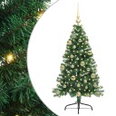  Kunstig Forhåndsopplyst Juletre med 150 LED grønn 120 cm PVC