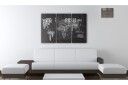 Bilde Kart Over Verden Spansk Språk Triptyk 120x80 Artgeist sp. z o. o.