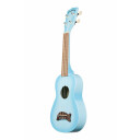 Kala Makala Dolphin Mk-Sd-Lblburst Light Blue Burst Soprano Ukulele Med Bag