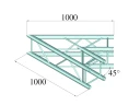 Alutruss Quadlock 6082c 19 2 Veis Hjørne 45°