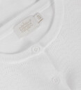 Creamie Cardigan Pointelle Cloud Creamie 11 år 146 Cardigan Hvit