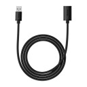 Baseus USB 3.0 Extension cable Baseus male to female AirJoy Series 1.5m (black)