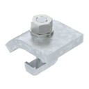 10 par Klemvinkel 60x50 Med krokbolt h = 15 mm KWH 15 FT varmgalvanisert