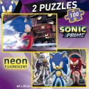 Educa Puzzle 2x100 Sonic Prime Neon