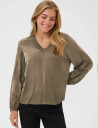 Kaffe Kamille Blouse - Khaki green - 42