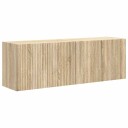  TV Veggskap 2 pcs Sonoma eik 59,5 x 31 x 40 cm Konstruert tre