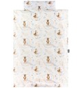 Nørgaard Madsens Sengetøy   Poplin   Baby   Hvit m. Bamser   Nørgaard Madsens   Baby   Sengetøy   Baby Beige