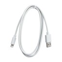 ELETRA USB-A - LIGHTNING 1M KABEL, HVIT