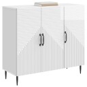  Serviesskap Høgglans hvit 89 x 34,5 x 80 cm Konstruert tre