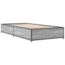  Sengeramme grå sonoma 75x190 cm konstruert tre og metall 8721012986503