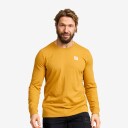 Revolutionrace Mission Long sleeved T shirt Herre Rusty Orange 3XL Herre Overdeler Langermede skjorter