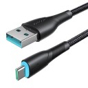 Joyroom Starry 100W USB-A til USB-C Kabel 1m Svart
