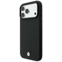 BMW MagSafe-etui med Kevlar og metallogo for iPhone 18 Pro Max / 17 Pro Max - Svart