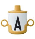 Design Letters lokk til melaminkopp Mustard