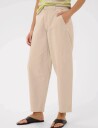 Kaffe Kamette Barrel Pant - Beige - 40