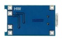 Li-Po batterilader TP4056 1S 3,7V microUSB med beskyttelse