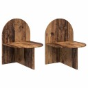  Nattbord 2 pcs Gammelt tre 48 x 49 x 65 cm Konstruert tre