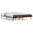  Sengeramme røkt eik 135x190 cm konstruert tre og metall 8721012985698