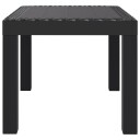 vidaXL Hagebord antrasitt 59x47x40 cm PP