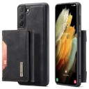 DG.Ming M2 Samsung Galaxy S21 5G Hybrid-deksel med Lommebok Svart