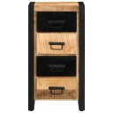  Skuffeskap 40x40x90 cm grovt heltre mangotre 8721158339546