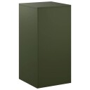 vidaXL Planteholder Olivengrønn 40 x 40 x 80 cm Cortenstål
