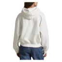 Polo Ralph Lauren Shrunken Fit Fleece Hoodie   White   L