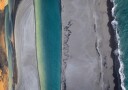 Aerial Coastal Layers Plakat / 50x70