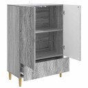  Serviesskap Grå Sonoma 66 x 34,5 x 95 cm Konstruert tre