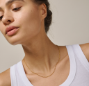 Enamel Copenhagen Simple Necklace Forgylt Sølv Sterling 925 0 50 cm