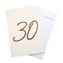 30 År Kjempestort Gratulasjonskort med Konvolutt i A4 Format