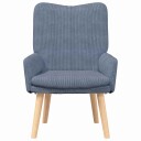  Avslappende stol Blå 63 x 67 x 94 cm stoff
