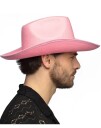Lys Rosa Cowboyhatt med Stener