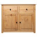 vidaXL Skjenk 93x40x80 cm heltre furu Panama Range