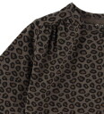 Minymo Genser Bomull/Modal AOP Chocolate Chip 4 år 104 Genser Brun Svart