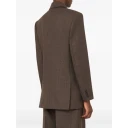 Max Mara Brun Enkeltspent Blazer Dame XS