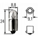 HELLA 8GP 002 068-241 Lyspære, innvendig lys