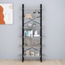 vidaXL H?yskap gr? sonoma 100x30x210 cm konstruert tre
