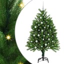  Juletre med 150 LED med stativ grønn 120 cm PE