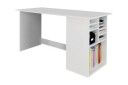 Skrivebord Lalenius 120 cm med Oppbevaringshyller   Hvit