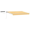 vidaXL Elektrisk Utrekkbar Markise sand 4 × 3,5 m