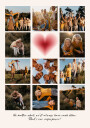 Family Personalized Photo Collage Plakat Plakat / 30x40cm