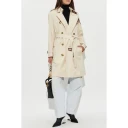 Burberry Dame Frakker Beige 2XS,