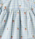 Flöss Kjole   Mille   Sky Berry Gingham   Flöss   1 år 80   Kjole   Blå