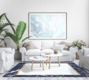 Wilton teppe   Cerasia blå/hvit/gull Størrelse: 160 x 230 cm